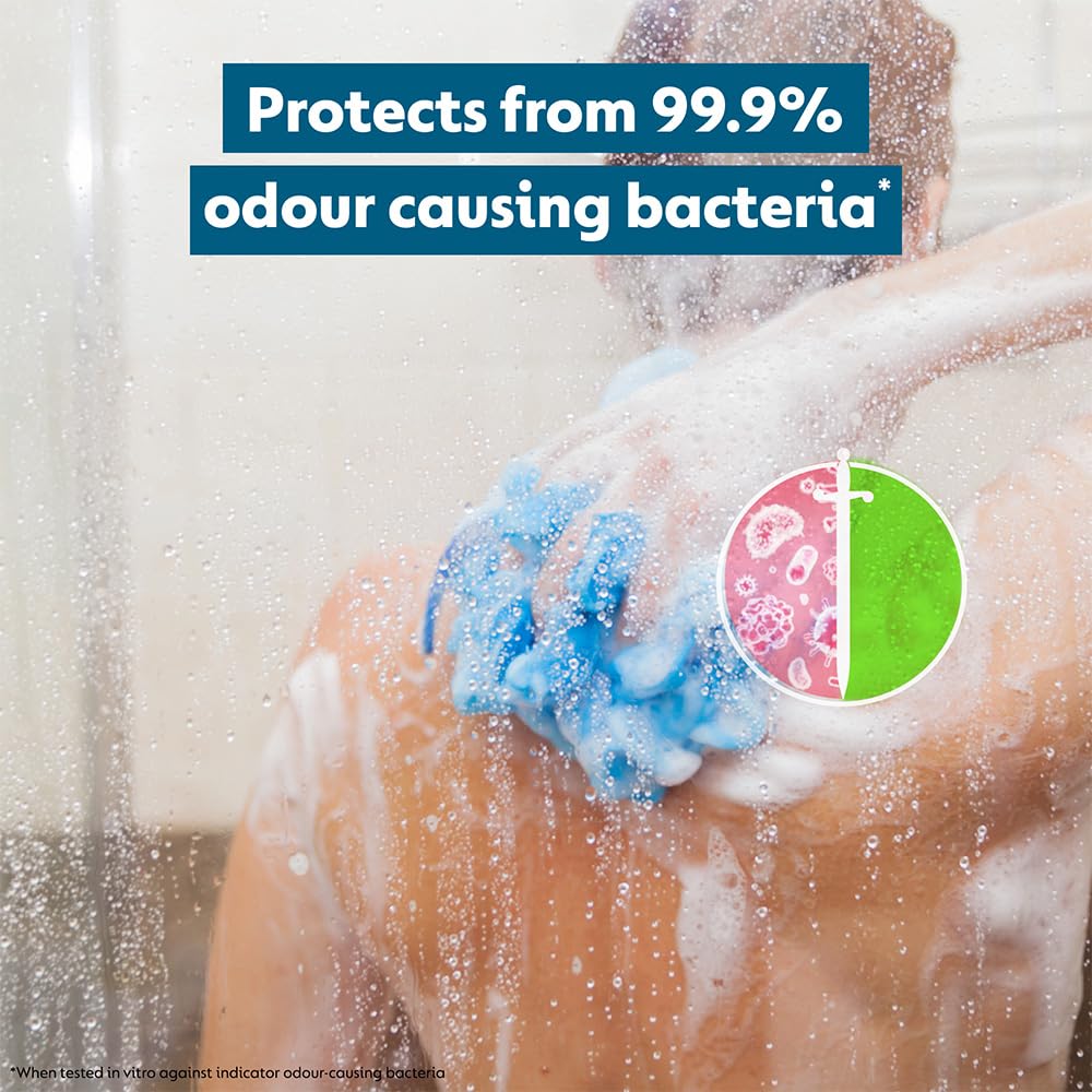Dettol Body Wash and Shower Gel for Women and Men, Cool - 250ml | Soap-Free Bodywash | 12h Odour Protection