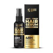 Beardo Anti-Frizz Hair Serum with Argan oil & Vitamin E| 48H Frizz Control & Smooth Hair | Hair Styling Serum for Men| Tames Frizz & Rough Hair | Daily Use Serum For All Hair Types | 50ml