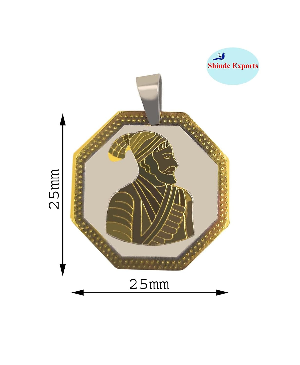 SHINDE EXPORTS Chatrapati Shivaji Maharaj Pendant/Locket