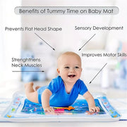 Toy Imagine Tummy Time Water Mat for Babies | Sensory Play Gym for 6-12 Months | Newborn Baby Essentials | Water-Filled Activity Mat | Baby Gifts | Pack of 1