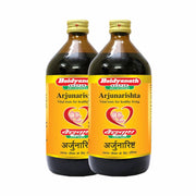 Baidyanath Asli Ayurved Arjunarishta 220ml (Pack of 2) - Herbal Tonic for Healthy Heart, Digestion, and Cardiac Function Support