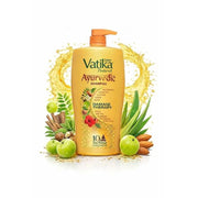 Dabur Vatika Naturals Ayurvedic Shampoo - 640 ml | 10 Natural Herb Extracts | Contains Rosemary, Aloe Vera, Amla, Almond & Bhringraj | Up to 100% Damage Repair | Everyday Shampoo for Women & Men