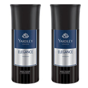 Yardley Elegance Spicy Scent Body Spray for Men, 150ml (Pack of 2)