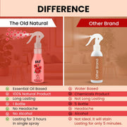 The Old Natural Snif Memory Mist Room Air Freshener | Long Lasting Fragrance with Essential Oils 1000+ Sprays | Room & Car Freshener (Memory Mist 200ml)