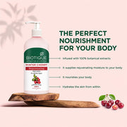 Biotique Winter Cherry Rejuvenating Body Lotion | Moisturizes and Hydrates the Skin | Prevents Ageing, Wrinkles and Dark Spots| 100% Botanical Extracts| Suitable for All Skin Types | 300ml