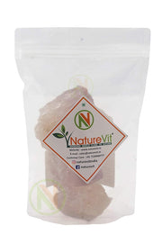NatureVit Alum Stone 400 Gram | Natural Fitkari Crystal | for Aftershave, Skin Tightening, Water Purification & Deodorizing