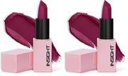 INSIGHT Prime Matte Lipstick - 3.8g |Satin Matte Finish |All day Comfort Wear | Infused with Hyaluronic Acid & Rosehip Oil |(BELLINI) (Pack of 2)
