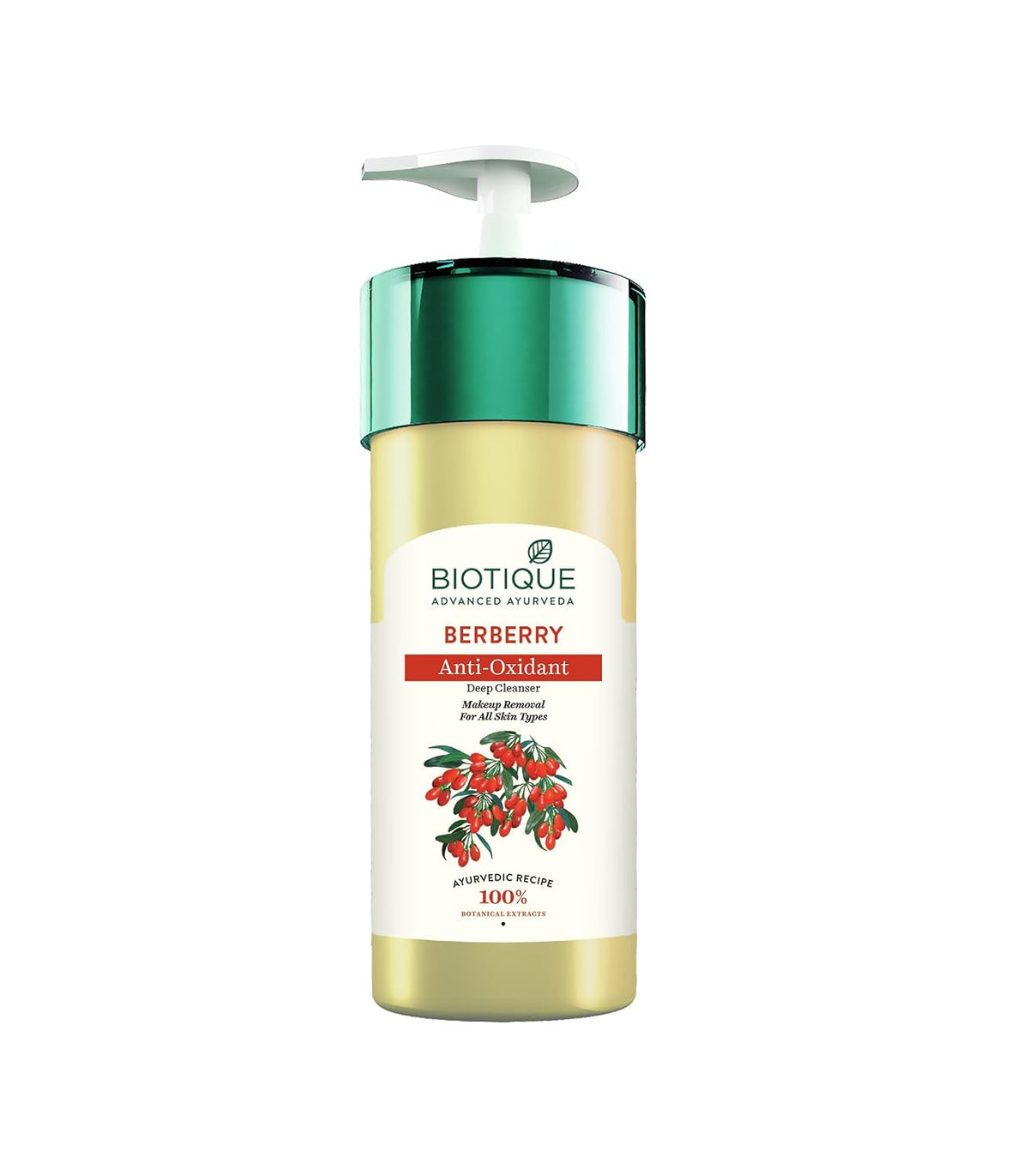 Biotique Berberry Hydrating Cleanser | Gentle & Deep Cleansing Face Wash | Helps Remove Dirt, Oil & Impurities | Hydrates, Refreshes & Soothes Skin | 800ml