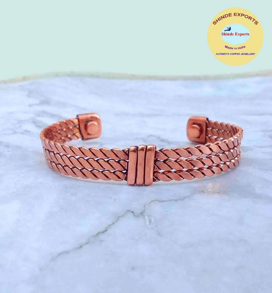 SHINDE EXPORTS pure copper kada bracelet for men women original