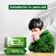 Dettol Disinfectant Sanitizer Wet Wipes for Skin & Surfaces, Original – 80 Count & Disinfectant Skin & Surface Wipes, Original – 40 Count