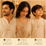 DIVINITI 24K Gold Plated Double-Sided Religious Pendant with Premium Gift Box, Spiritual Locket for Men & Women, Devotional Jewellery for Gifting & Everyday Wear | Sai Baba & Om