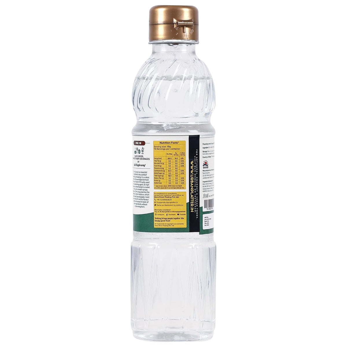 Urban Platter Corn Syrup, 700g (Non-GMO, Perfect for Baking and Desserts, Product of South Korea)