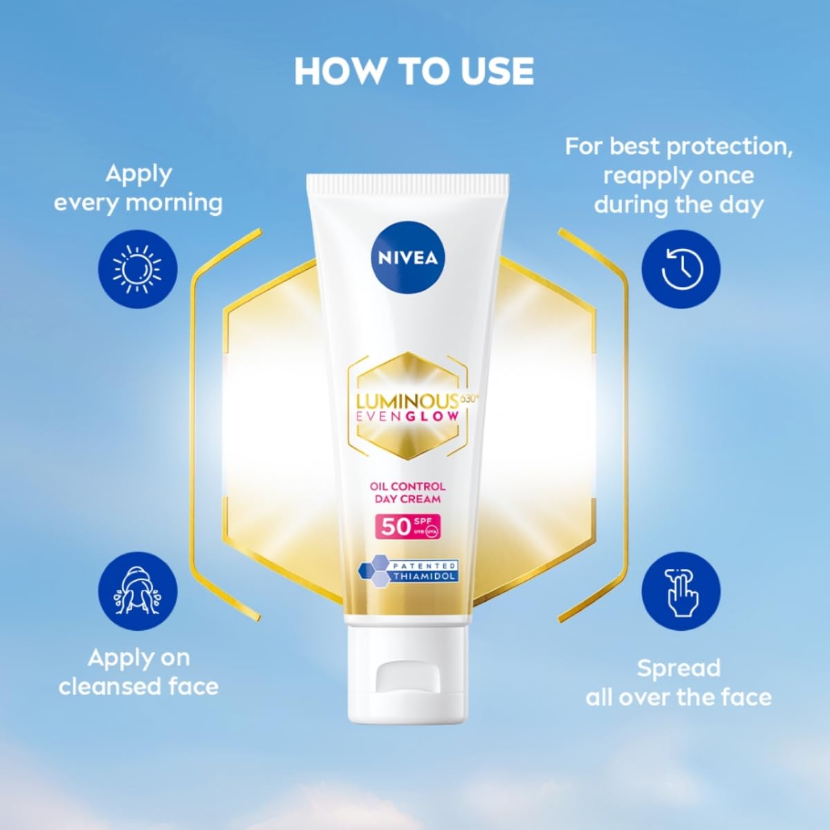 NIVEA Luminous Even Glow Anti-Spot Day Cream 40ml
