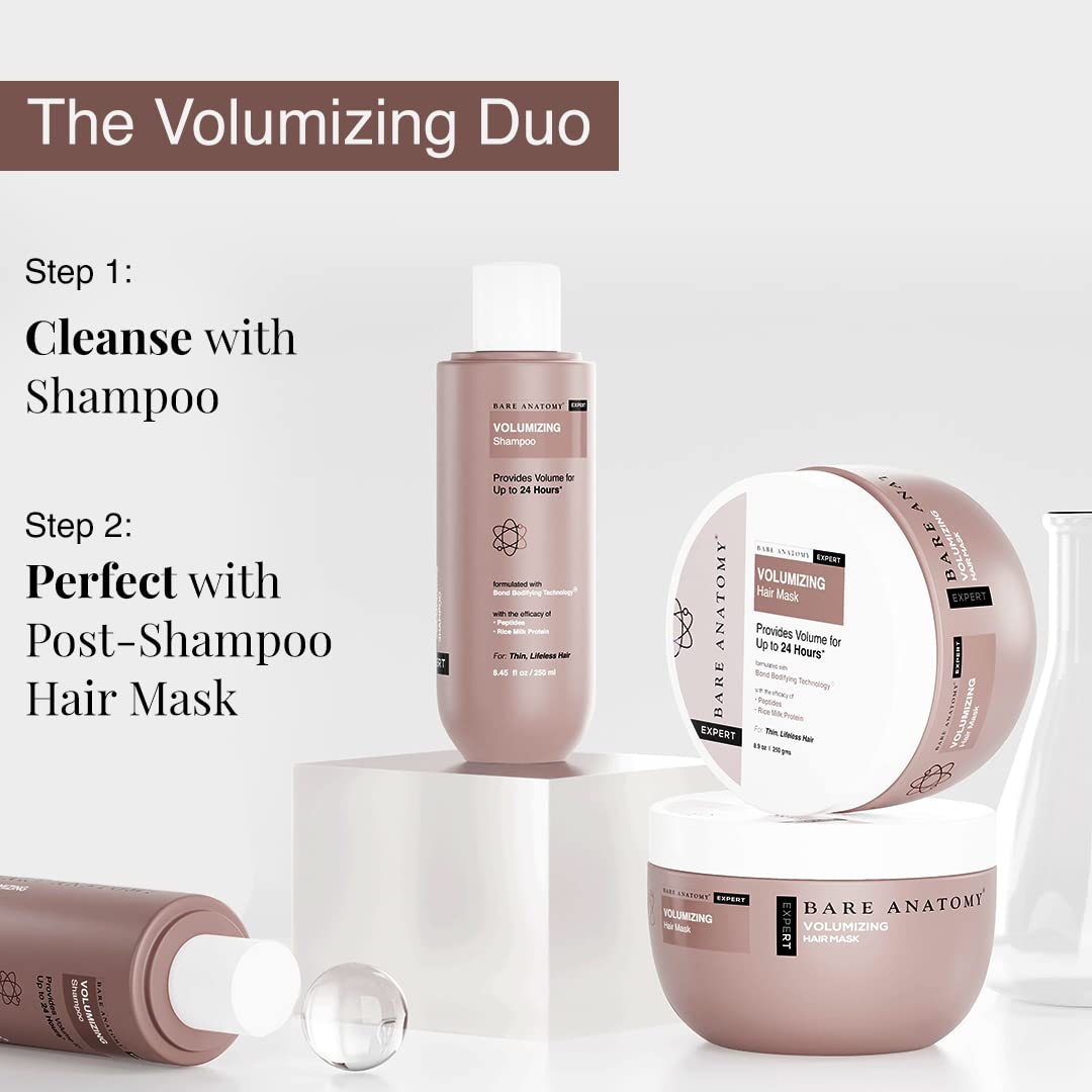 Bare Anatomy Volumizing Shampoo | Voluminous Hair Upto 24 Hours - 250 ml