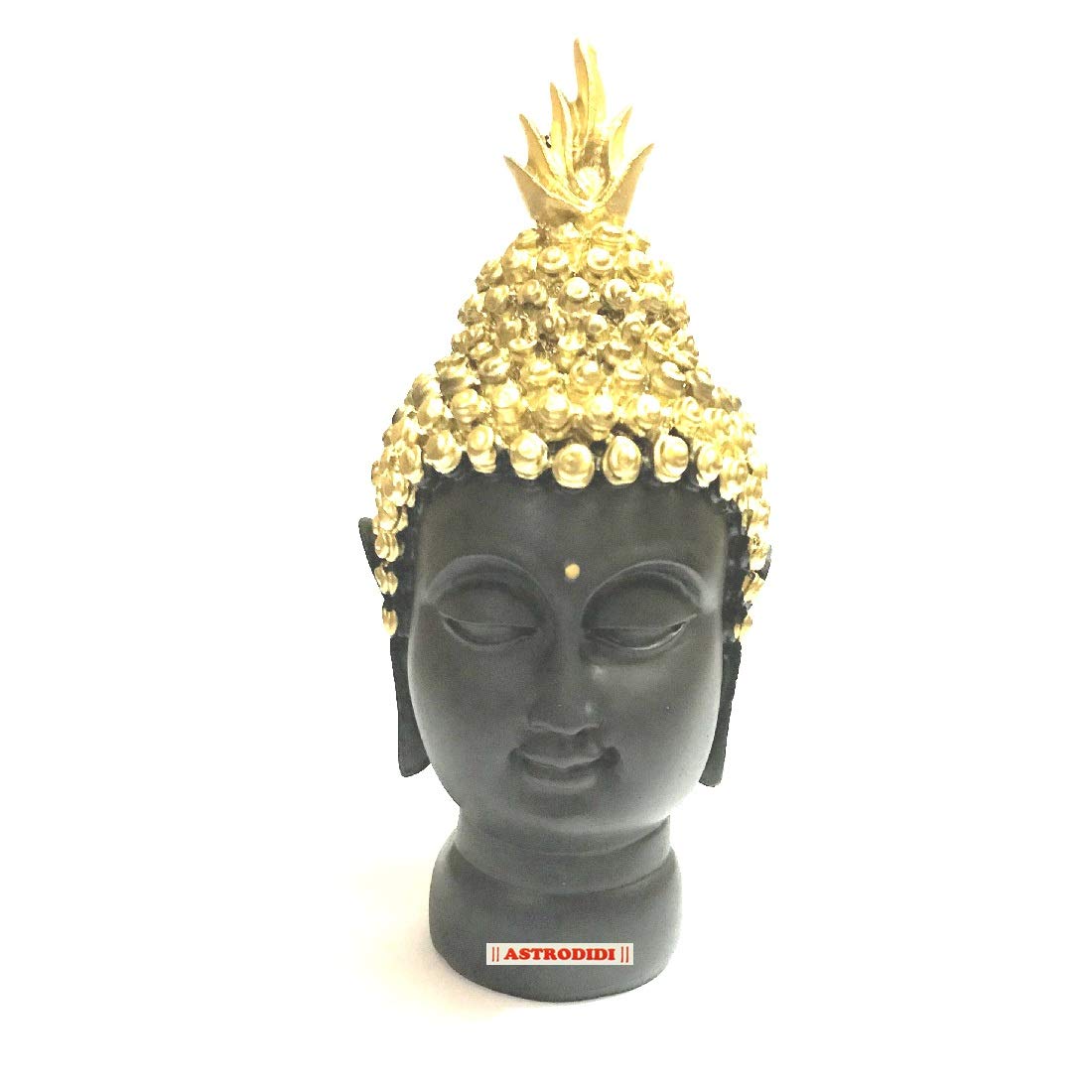 Astrodidi Buddha Head Statue - Decorative Buddha Idol Showpiece for Home Living Room Table Decoration Gifts