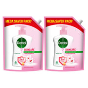 Dettol Liquid Handwash Refill - Skincare Moisturizing Hand Wash, 1350 ml, Pack of 2