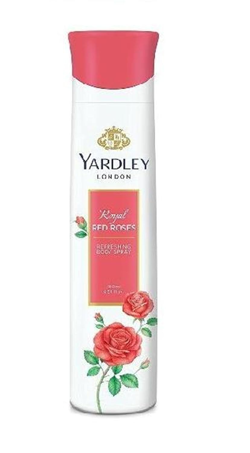 Yardley London Red Rose Deodorant Spray For Women, 150Ml