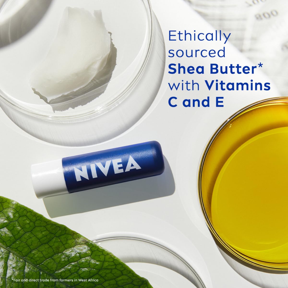 NIVEA MEN Active Care 4.8g Lip Balm|24 H Melt in Moisture Formula|Natural Oils|Nourished Lips
