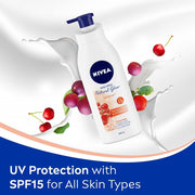 Nivea EXTRA WHITENING CELL REPAIR BODY LOTION (400 ML) PACK OF 2 (WITH 2 MILK DELIGHTS (800 ml)