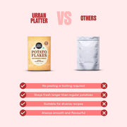 Urban Platter Potato Flakes, 500 g (Dehydrated Potato Flakes | Ready to Use Dried Potato Bits | Quick and Convenient)