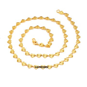 ASTRODIDI Gold Plated Chain | 24 Inch Stylish Light Weighted Golden Brass Neck Chain For Girls Women Men Boys (CHAIN-BALA-19)