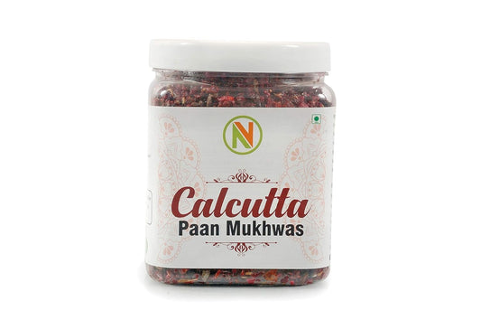 NatureVit Calcutta Meetha Paan Mukhwaas, 800g | Sweet Calcutta Paan Mouth Freshener with Gulkand & Fennel | Natural, Vegetarian, Hygienically Packed