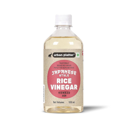 Urban Platter Japanese Style Rice Vinegar (Komezu), 500ml [All Natural Vinegar Traditionally Brewed and Seasoned]