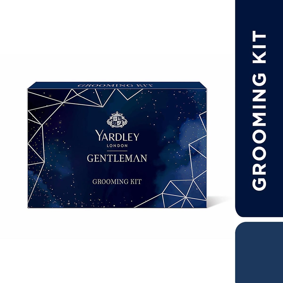 Yardley London Gentleman Luxury Grooming Kit For Men With Classic Activated Charcoal Soap, Elegance Lather Shaving Cream, After Shave Lotion, Shaving Brush, And Classic Body Deodorant Spray