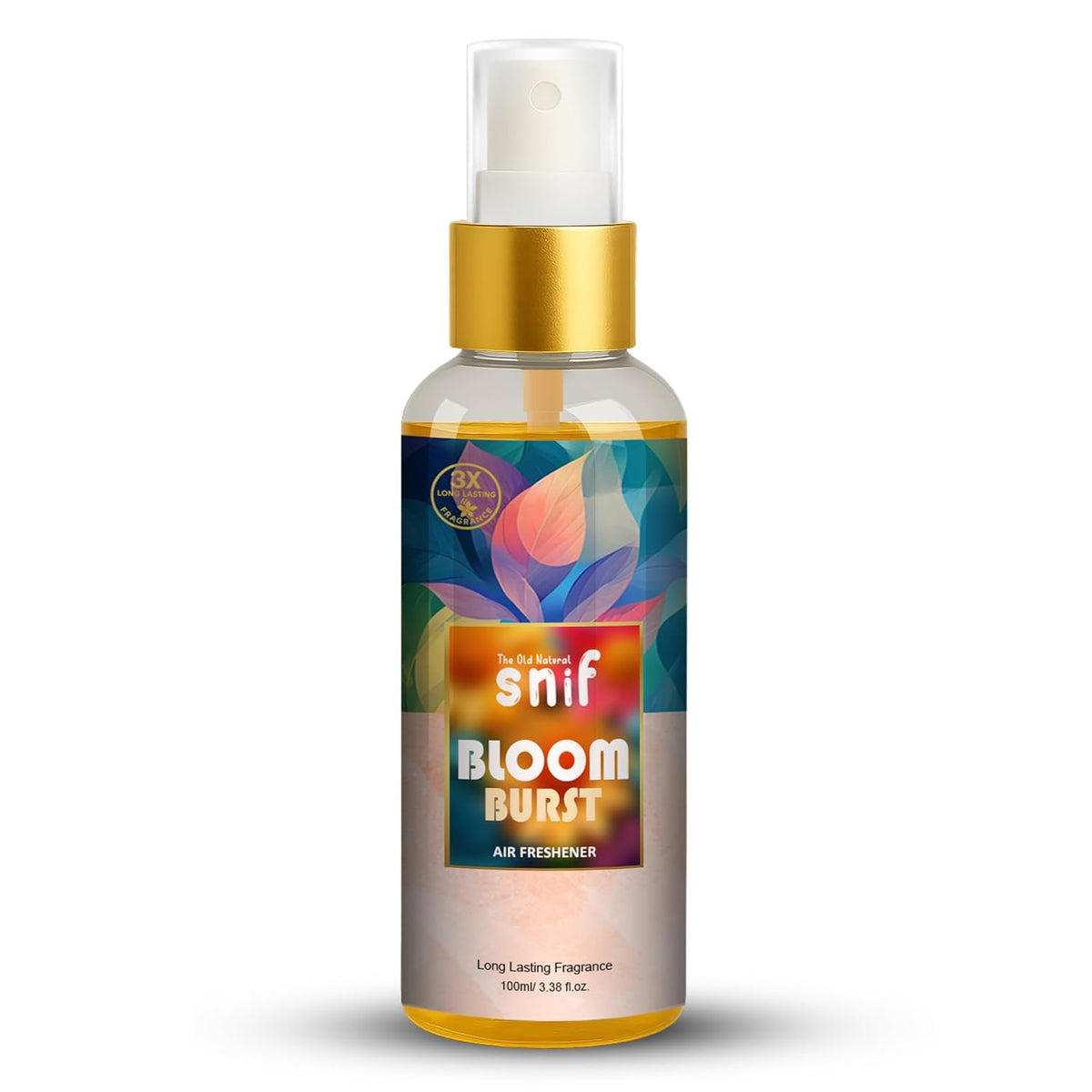 The Old Natural Snif Green Pulse & Bloom Burst Air Freshener Spray – 200ml | Uplifting Floral Aroma, Natural Air Freshener for Home, Office & Car Pack of 2 - Combo