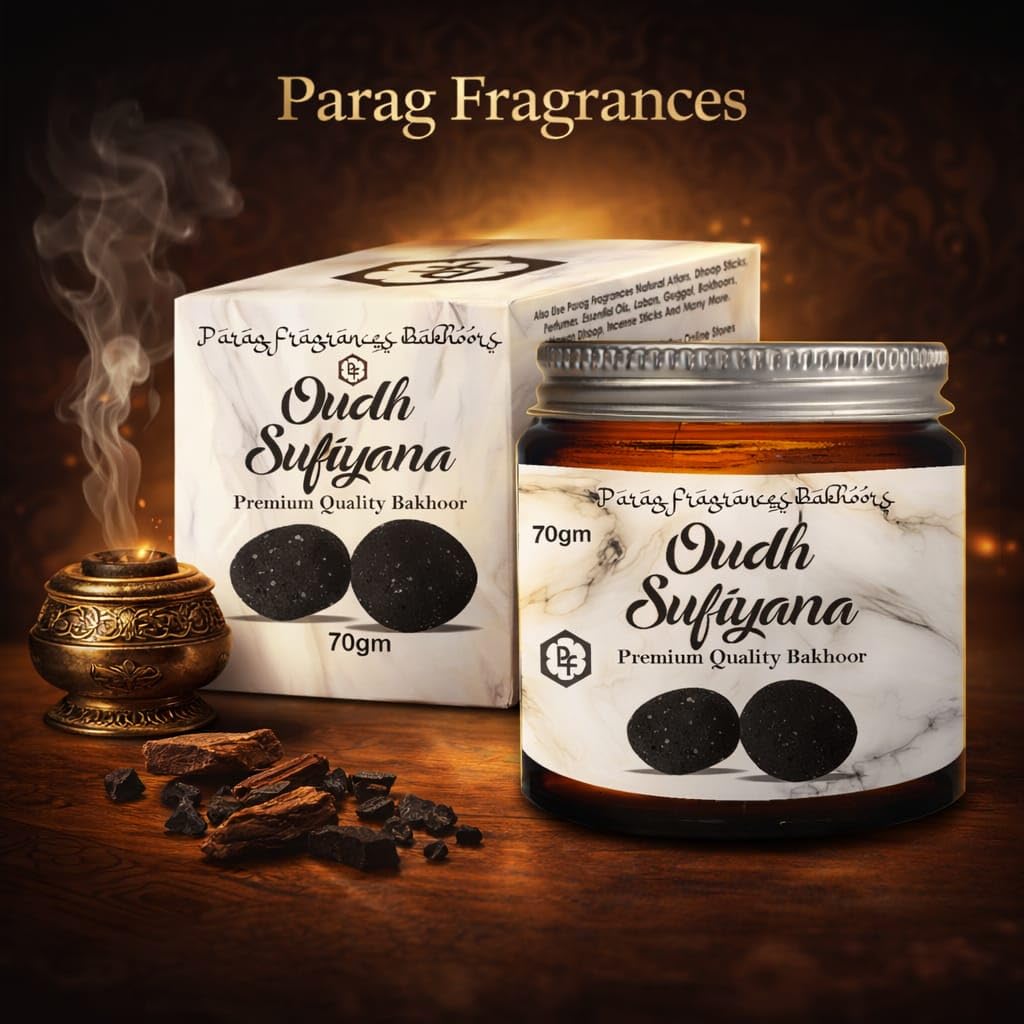 Parag Fragrances Arabic Bakhoor 50gm Natural Ingredients and Oud Woods (Oud Sufiyana)