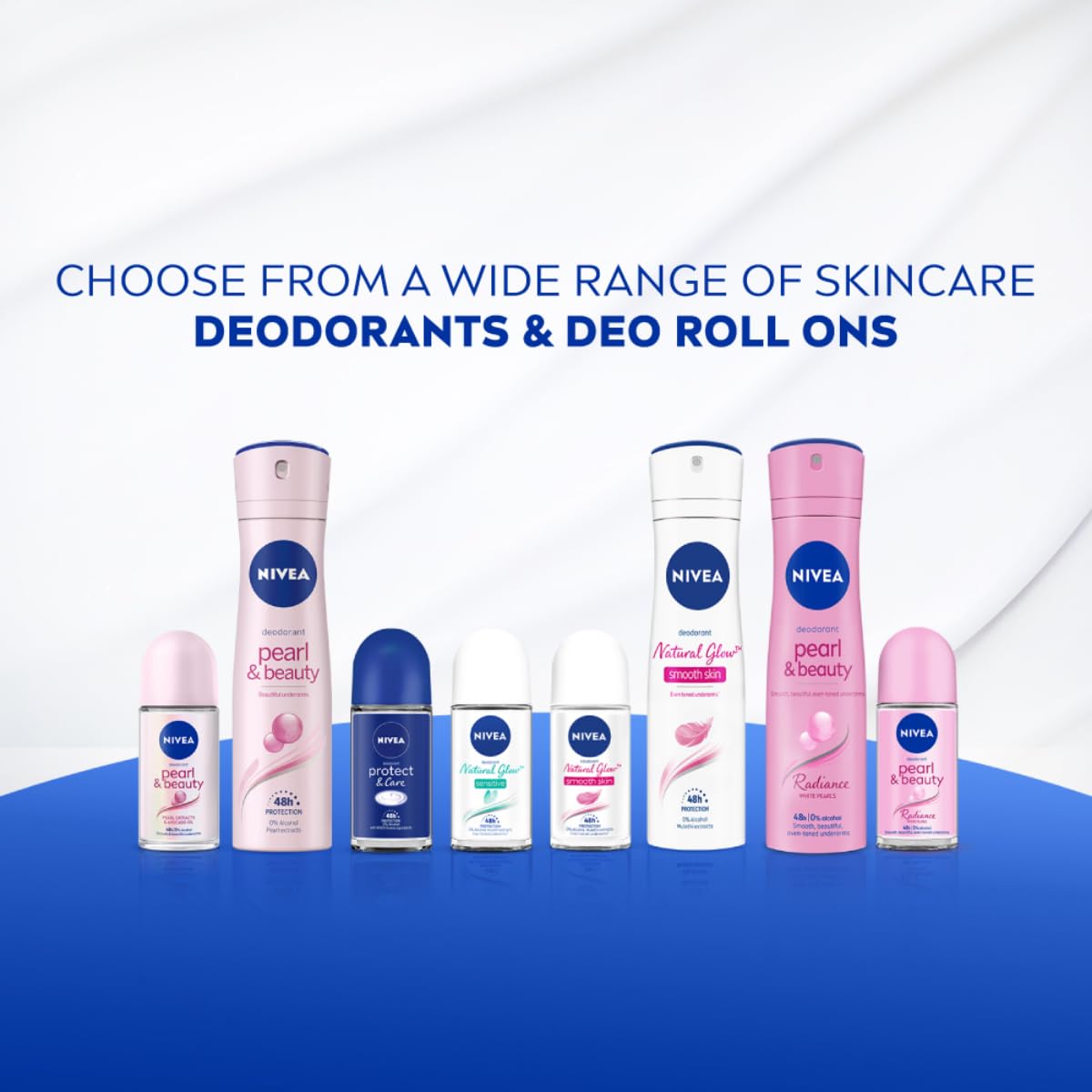 NIVEA Protect & Care Roll On Fresh, Unisex (50Ml)