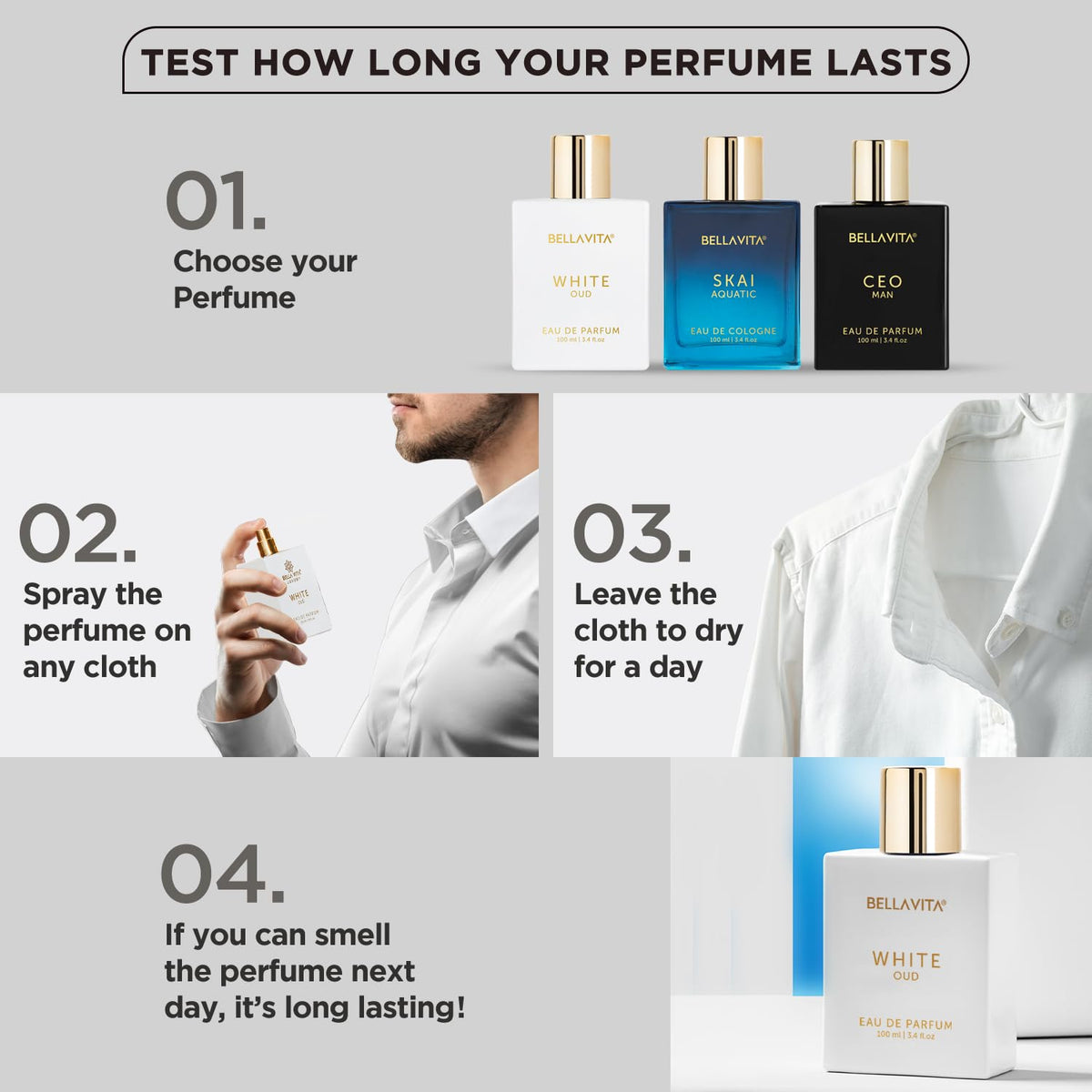 Bella Vita Luxury White Oud Unisex Liquid Eau De Parfum G.O.A.T Man Eau De Parfum With Bergamot Patchouli & Vetiverpremium Long Lasting Spicy & Woody Fragrance For Men 100 Ml