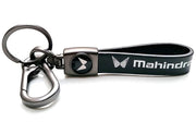 YaaNatural Yaa Catchy PREMIUM LEATHER & Key Cover with Hook KeyChain Compatible with MAHINDRA Unique Stylish look For Men Women BIKE & CAR Keyring for THAR/XUV700/BOLERO/SCORPIO