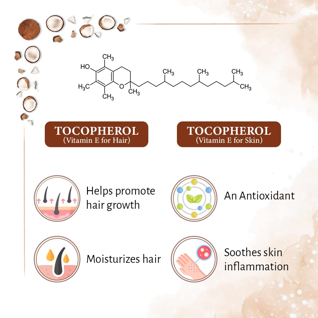 KEYA SETH AROMATHERAPY Virgin Coconut Oil, Skin & Hair, Cold Pressed, Moisturizing Glowing Soothing Nourishment, Rich in Lauric Acid & Vitamin E 200ml