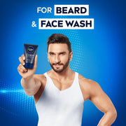 NIVEA MEN Deep Impact Face Wash 100g | With Black Carbon | Intense Clean, For Beard & Face | Removes Oil and Impurities