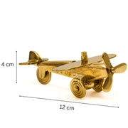 DSH Brass Jet Plane Table Top Decorative Showpiece for Home Decor & showpiece Office Tabletop Miniature Statue Decor Item.(F20-05-Big)