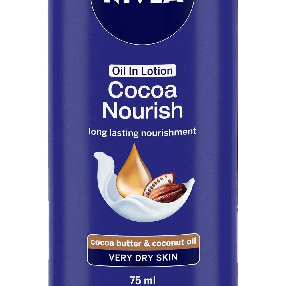 NIVEA Cocoa Nourish Body Lotion, 75ml