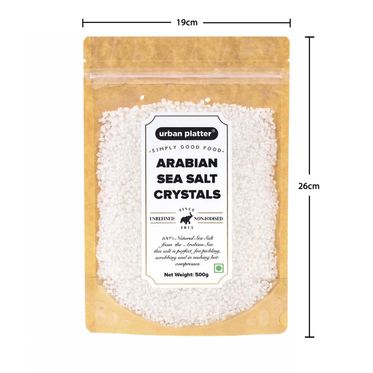 Urban Platter Arabian Sea Salt Flakes, 500g