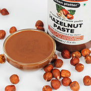 Urban Platter Hazelnut Butter (With Skin), 500g (Bold & Nutty Flavour | Single Ingredient | Keto-friendly | Unblanched Paste)