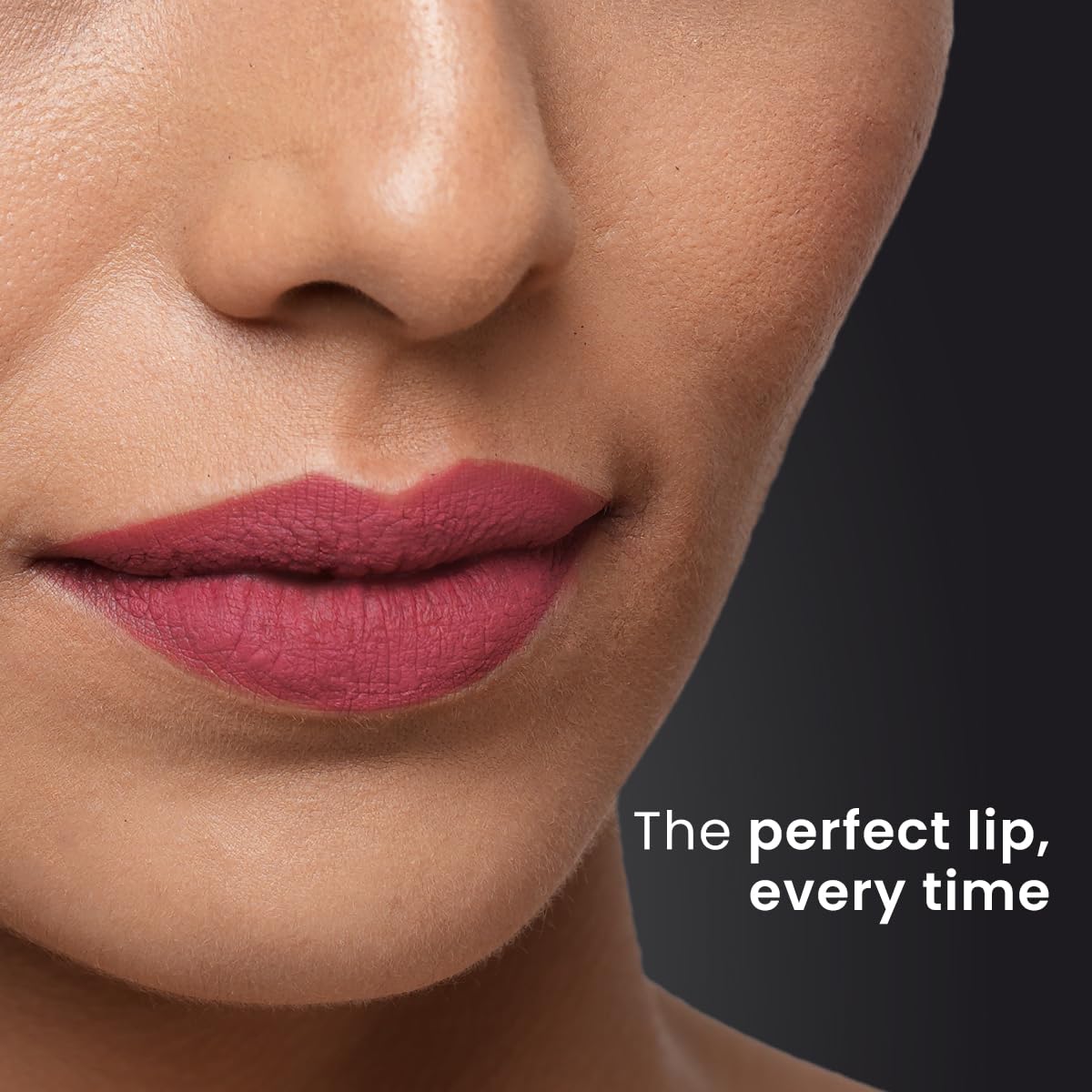INSIGHT Velvet Matte Lipstick (Passion Petal) | Long Lasting, Smudge-Proof & Non-Drying | Enriched with Cocoa Butter, Argan Oil & Vitamin E | Smooth Application, Bold Pigment - 3.8g