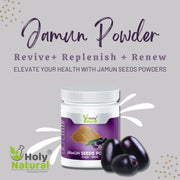 Holy Natural Jamun Seeds Powder - 250 GM | Pure & Natural | For Healthy Digestion & Immune System