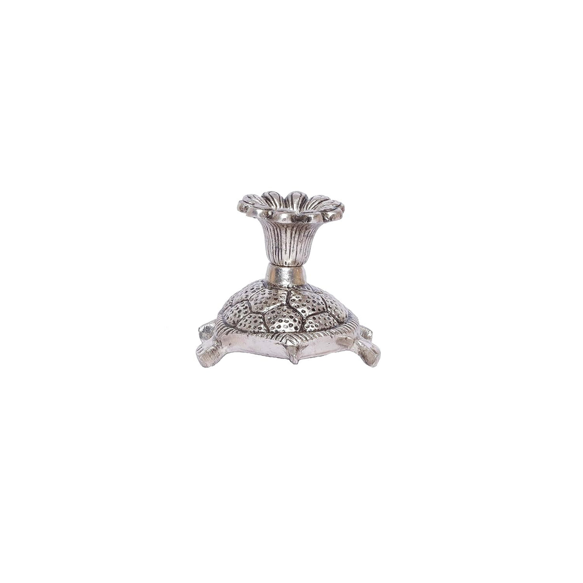 KridayKraft Metal Tortoise Candle Holder Set of 2 pcs for Living Room Bedroom Home Décor Decorative Showpiece for Candle Light Dinner & Dining Table Figurines Candle Stand