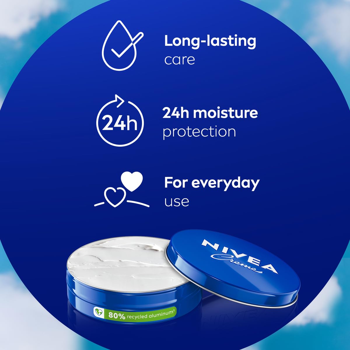 NIVEA Crème | Multi Purpose Cream | Gentle Moisturization | All Skin Types | All Season Cream (150ml)
