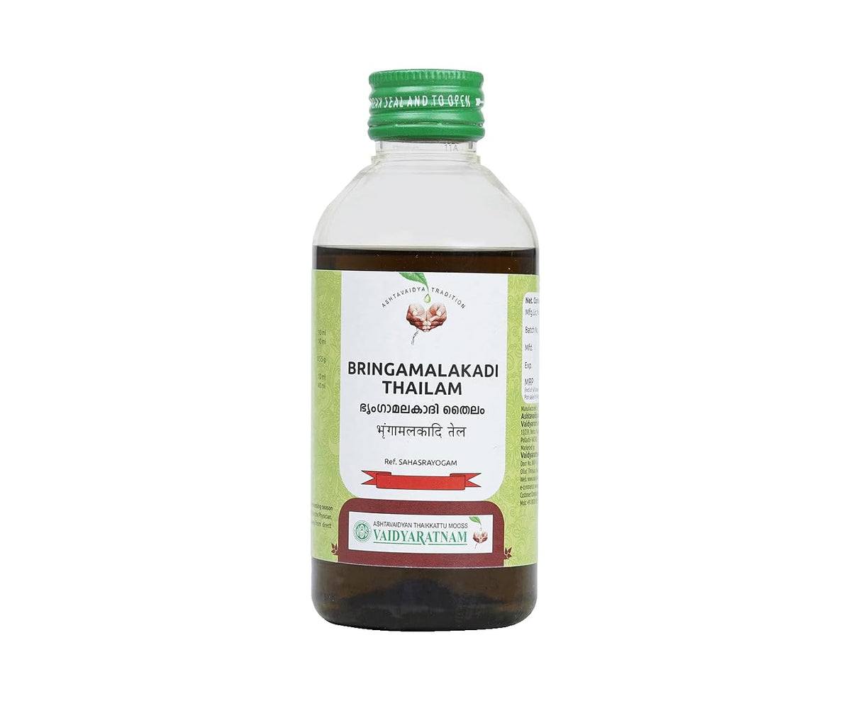 Vaidyaratnam Bhringamalakadi Tailam (200 ml)