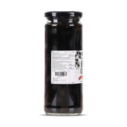 Urban Platter Pitted Black Spanish Olives, 430g (Whole & Seedless | Rich Mediterranean Taste | Ideal for Pizzas, Salads, Pasta & Snacking)