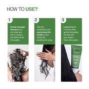 Bare Anatomy Anti-Dandruff Shampoo & Conditioner Combo | Up to 100% Dandruff Control Reduces Dryness & Frizz | For All Hair Types | 250ml + 175gm