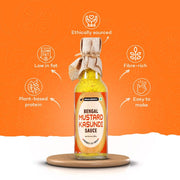 Urban Platter Bengali Kasundi Mustard Sauce, 200g (Bold, Tangy & Pungent | Classic Bengali Condiment for Fried food, Snacks & Curries)