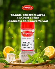 ROOPAK'S PIK-N-PAY Special Shikanjvi (Lemonade) Powder – Tangy & Refreshing Instant Lemon Drink Mix Pack -125g