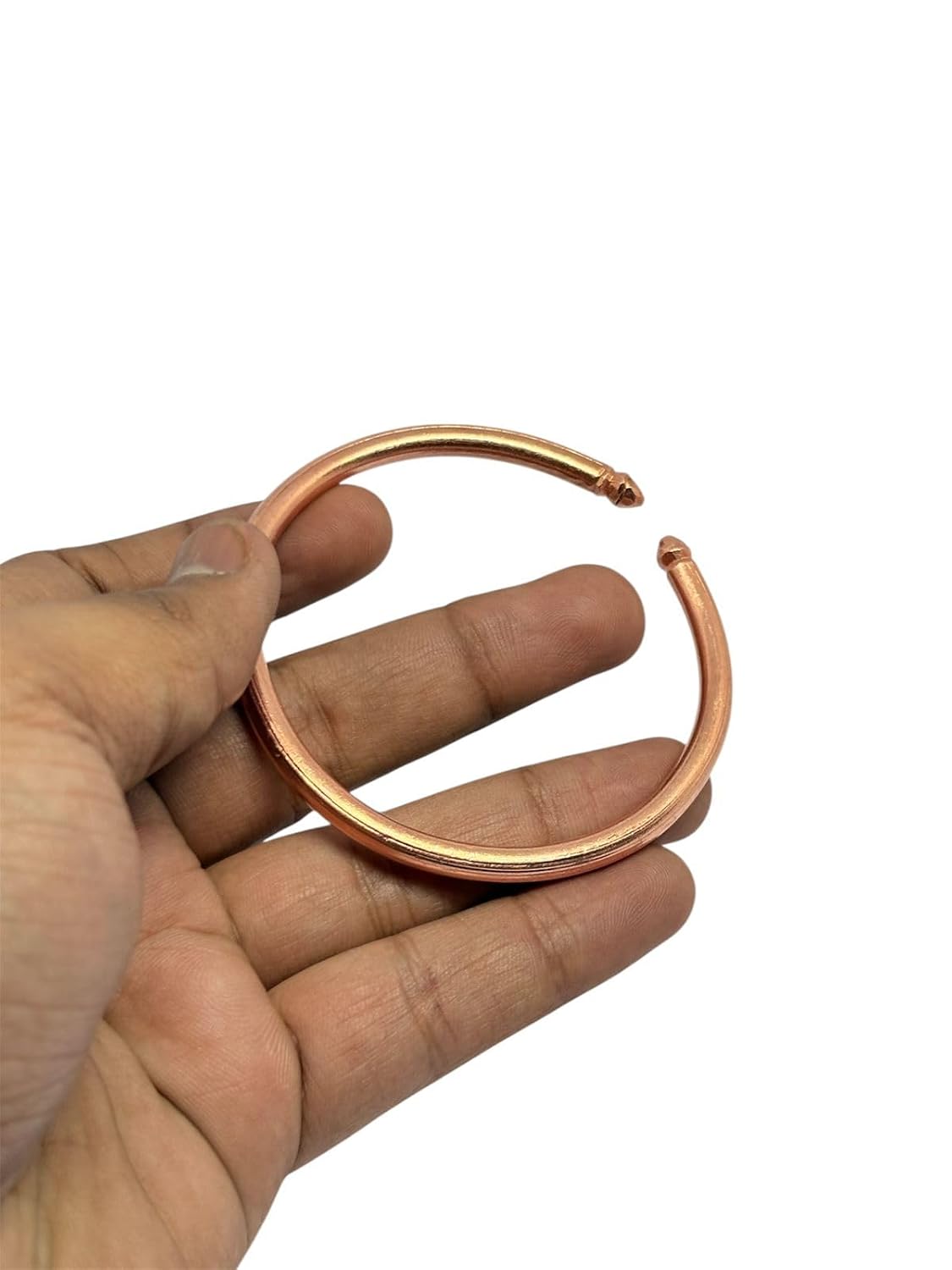 RUDRADIVINE Pure Copper Kada Bracelet for Men & Women – Adjustable, Unisex Bangle for Wellness & Fashion