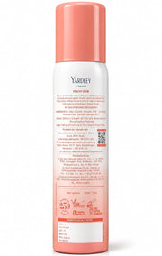 Yardley London Peachy Glow No Gas Perfumed Deodorant | No Gas Deo for Women | 90% Naturally Derived | 800 Sprays | 150ml